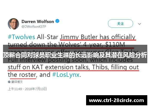 顶薪合同对球员职业生涯的长远影响及其潜在风险分析